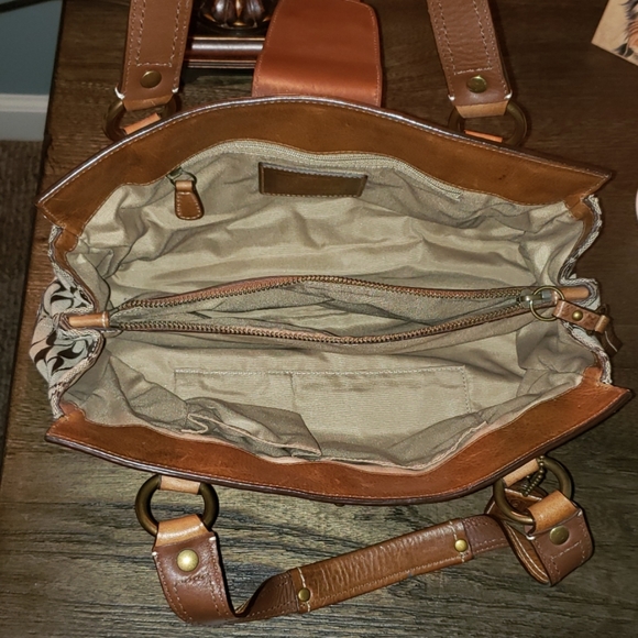 Coach Patchwork Animal Print Satchel - Picture 7 of 8